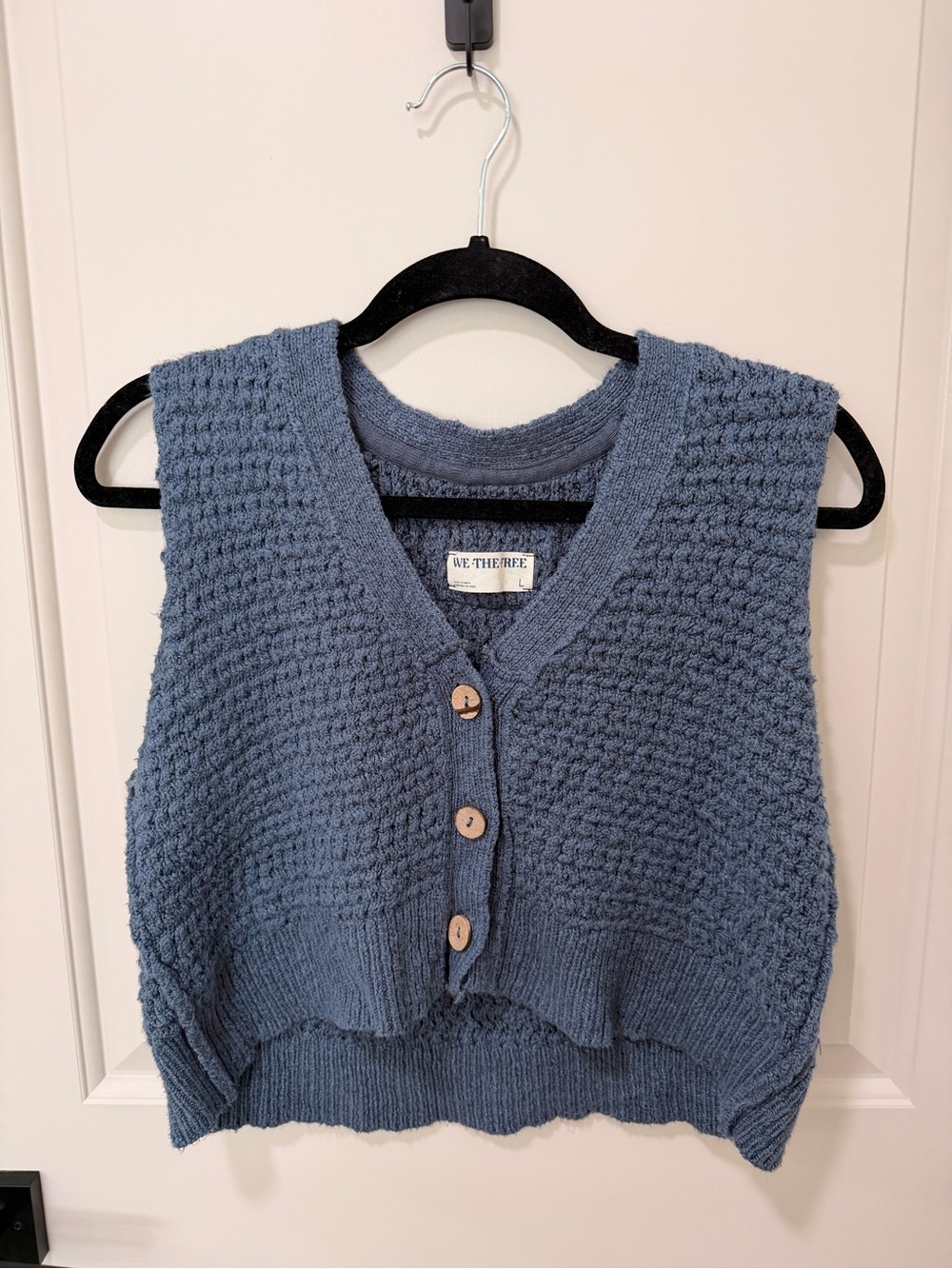 We The Free Cropped Knitted Vest